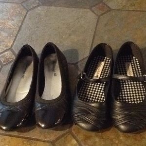 Sold - American Eagle Black Flats Bundle